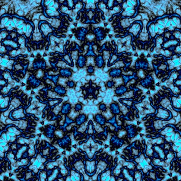 Цифровая Иллюстрация Геометрический Абстрактный Рисунок Трехмерным Рельефным Эффектом Синий Черный — стоковое фото