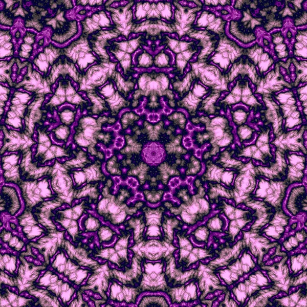 デジタルイラスト 立体レリーフ効果を持つ幾何学的な抽象パターン ピンクと黒の色 — ストック写真