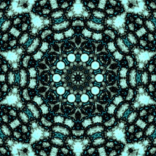 Ψηφιακή Απεικόνιση Γεωμετρικό Αφηρημένο Μοτίβο Ανάγλυφο Αποτέλεσμα Μπλε Και Μαύρα — Φωτογραφία Αρχείου