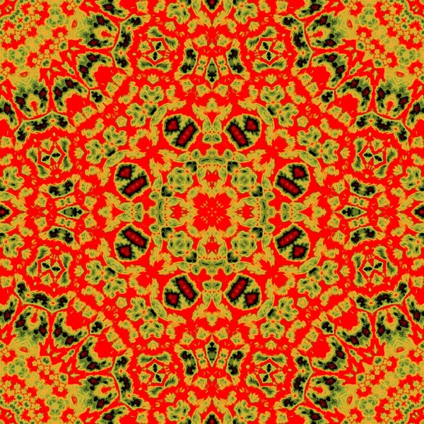 Digitale Illustratie Geometrisch Abstract Patroon Met Reliëf Effect Rode Zwarte — Stockfoto