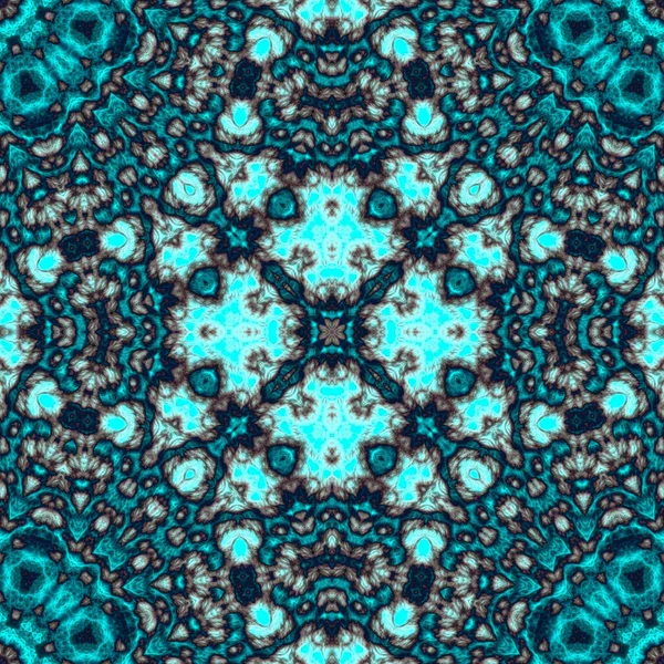 Digitale Illustratie Geometrisch Abstract Patroon Met Reliëf Effect Blauwe Zwarte — Stockfoto