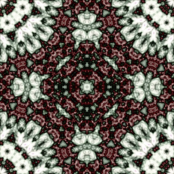 Digitale Illustratie Geometrisch Abstract Patroon Met Reliëf Effect Beige Rode — Stockfoto