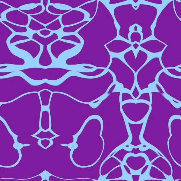 Безшовний Абстрактний Візерунок Фіолетових Світло Блакитних Тонах — стокове фото