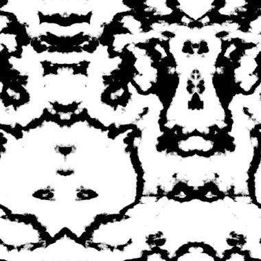 Beyaz ve siyah tonlarda kusursuz soyut desen