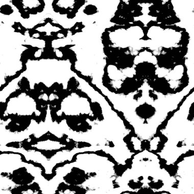 Beyaz ve siyah tonlarda kusursuz soyut desen