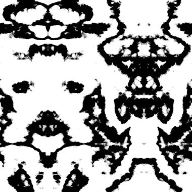 Beyaz ve siyah tonlarda kusursuz soyut desen