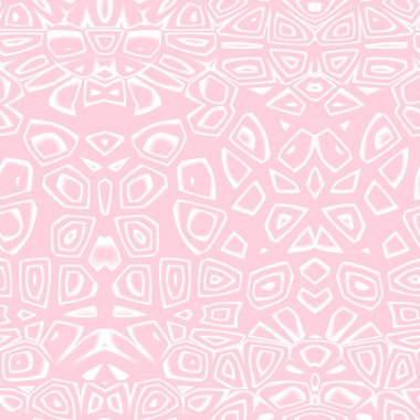 Beyaz ve açık pembe tonlarda kusursuz soyut desen