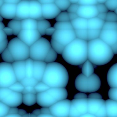 Gökyüzü mavi ve siyah tonlarda kusursuz soyut desen