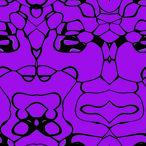 Бесшовный Абстрактный Рисунок Черно Фиолетовых Тонах — стоковое фото