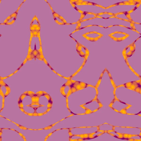 Nahtlose Abstrakte Muster Rosa Und Orangen Tönen — Stockfoto