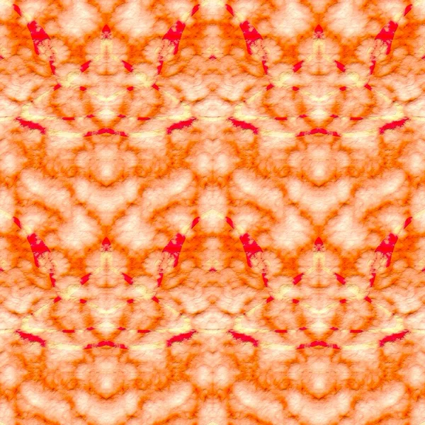 Seamless Abstract Pattern Orange Red Tones — Stock Photo, Image