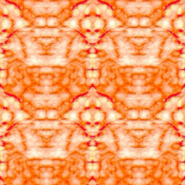 Bezproblémový Abstraktní Vzor Oranžových Červených Tónech — Stock fotografie