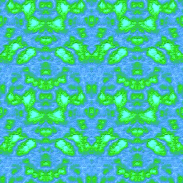 Бесшовный Абстрактный Рисунок Зеленых Синих Тонах — стоковое фото