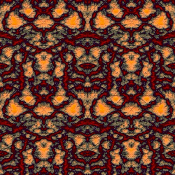 Naadloos Abstract Patroon Rode Oranje Tinten — Stockfoto