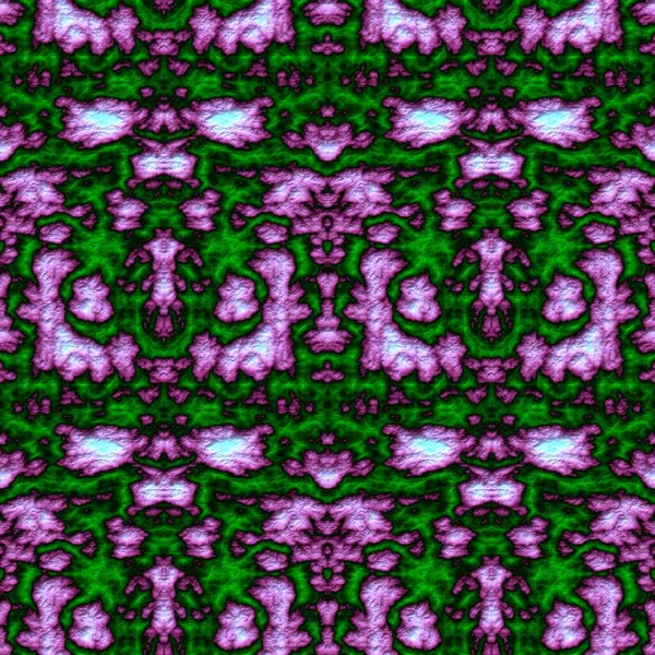 Naadloos Abstract Patroon Roze Groene Tinten — Stockfoto