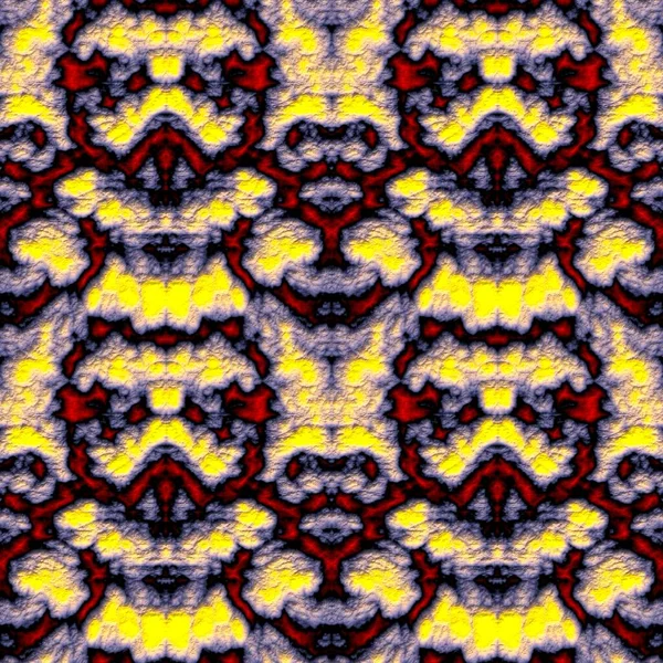 Безшовний Абстрактний Візерунок Червоних Жовтих Фіолетових Тонах — стокове фото