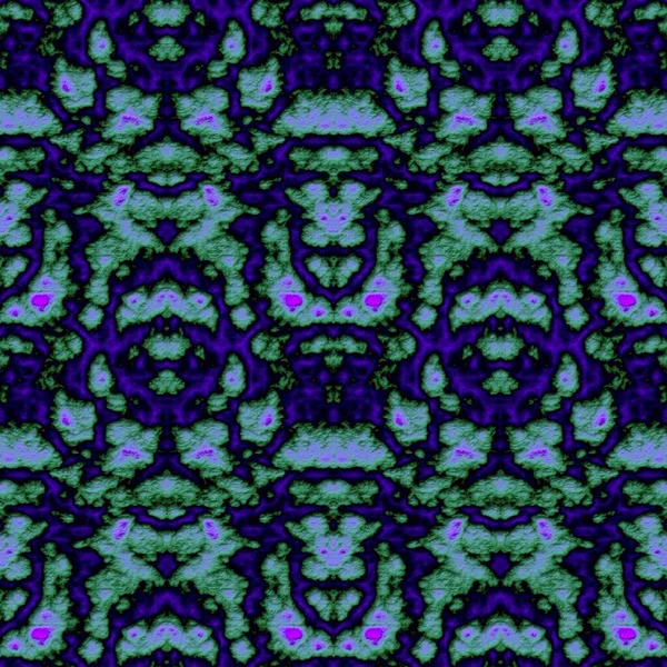 Naadloos Abstract Patroon Blauwe Groene Paarse Tinten — Stockfoto
