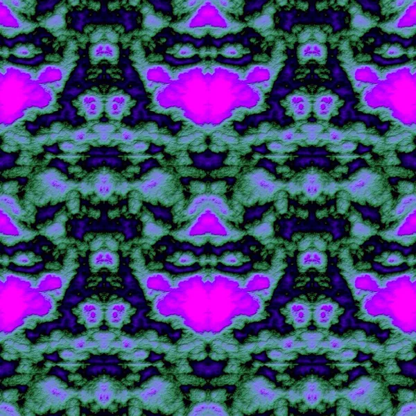 Безшовний Абстрактний Візерунок Синіх Зелених Фіолетових Тонах — стокове фото
