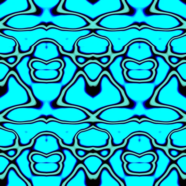 Seamless abstract pattern in royal blue, sky blue and grey tones