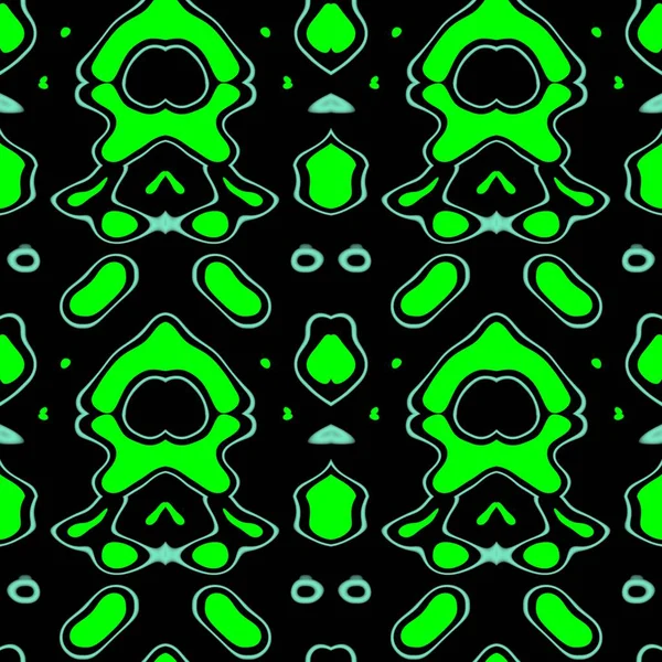 Nahtlose Abstrakte Muster Grün Und Schwarztönen — Stockfoto