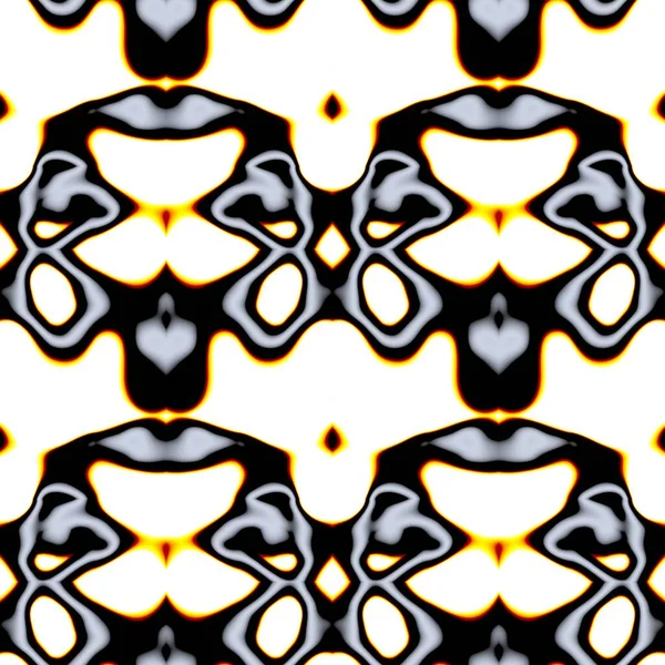 Seamless Abstract Pattern White Orange Grey Tones — Stock Photo, Image
