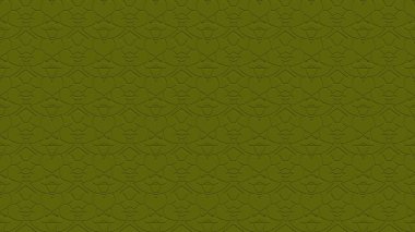 Tekrarlanan desenlerin zeytin tonları ile damgalanma efektiyle süslenmiş kusursuz soyut arkaplan