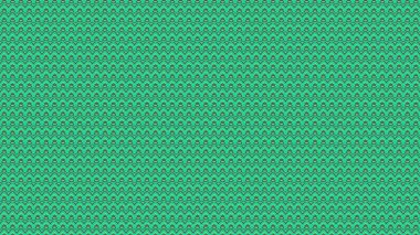 Tekrarlanan desenlerin süslemeleri ve yeşil tonlardaki karalamalarla kusursuz soyut arkaplan