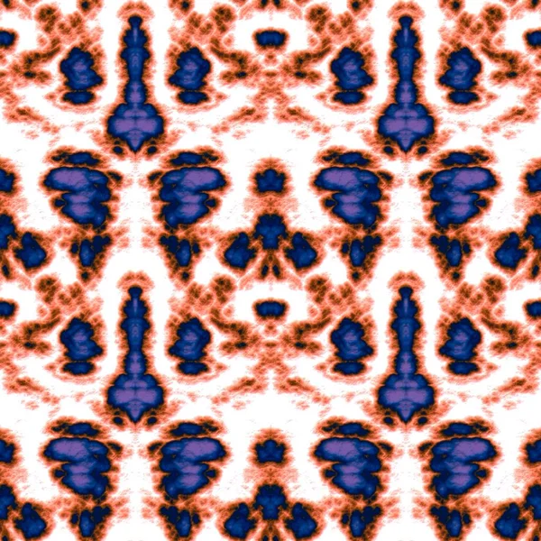 Nahtlose Abstrakte Muster Weiß Blau Und Orangetönen — Stockfoto