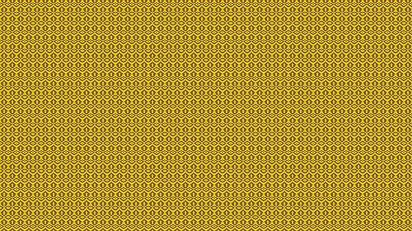 노란색 색조의 글자가 새겨져 반복되는 무늬로부터 장식이 지각없는 추상적 — 스톡 사진
