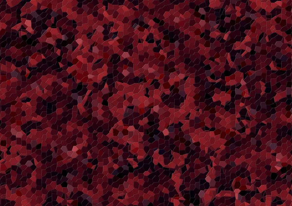 Kırmızı Siyah Tonlarda Mozaik Efektle Soyut Arkaplan — Stok fotoğraf