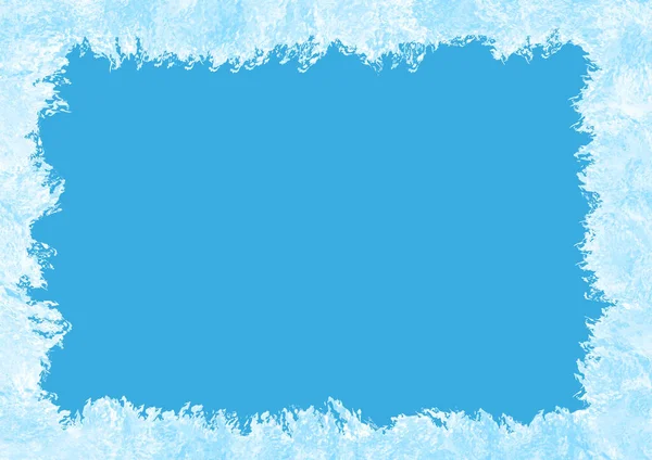 Abstract Background Blue Tones White Frame Grunge Style — Stock Photo, Image