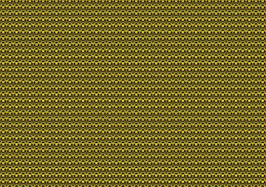 Sarı ve siyah tonlarda tekrarlanan desenlerin süsleriyle soyut arkaplan, kartvizit, poster, site, iç tasarım, çıkartmalar için renkli arkaplan