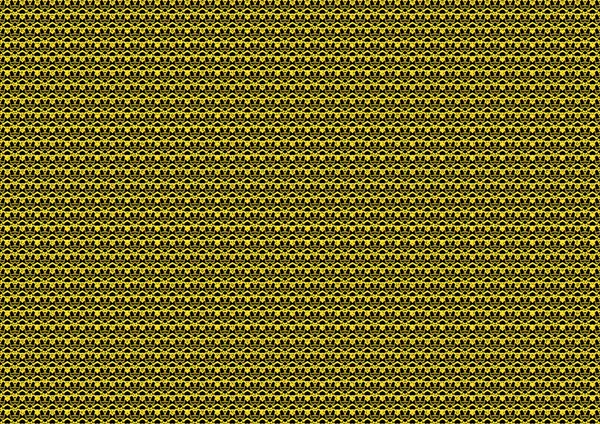 Sarı ve siyah tonlarda tekrarlanan desenlerin süsleriyle soyut arkaplan, kartvizit, poster, site, iç tasarım, çıkartmalar için renkli arkaplan