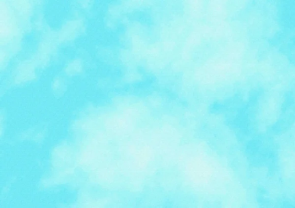 Abstrakcyjne Tło Ornamentem Błękitnego Nieba Chmurami Stylu Malarstwa Olejnego Płótnie — Zdjęcie stockowe