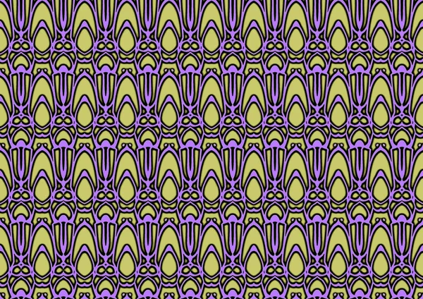 Fondo Abstracto Sin Costuras Con Adorno Patrones Repetidos Tonos Púrpura —  Fotos de Stock