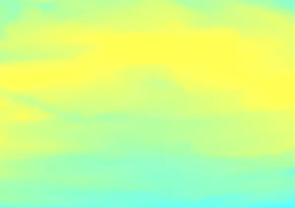 水彩画風の青と黄色の色調で背景を描いた青の抽象的な手 ポスターのためのカラフルな背景 インテリアデザイン — ストック写真