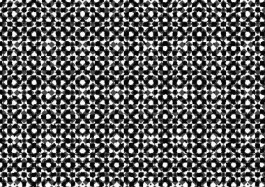 Eşkenar dörtgenler ve satırlarla birlikte beyaz ve siyah tonlarda soyut yarım ton arkaplan, kartvizit, poster, reklam için monokrom arkaplan