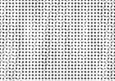 Noktalı ve eşkenar dörtgenli beyaz ve siyah tonlu soyut yarım ton arkaplan, kartvizit, poster, reklam için tek renkli arkaplan