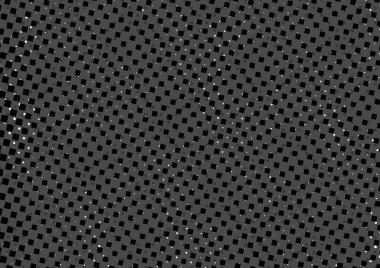 Noktalı ve eşkenar dörtgenli beyaz ve siyah tonlu soyut yarım ton arkaplan, kartvizit, poster, reklam için tek renkli arkaplan