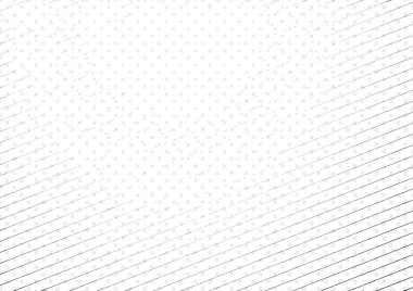 Kareler, çizgiler ve daireler, kartvizitler, posterler ve reklamlar için tek renkli arkaplan, gazete baskı tarzında beyaz ve siyah tonlarda soyut noktalı yarım ton.