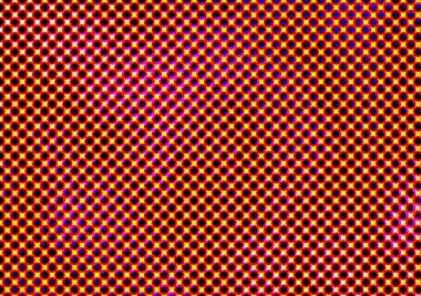 Gazete baskısı tarzında daireli soyut noktalı arkaplan