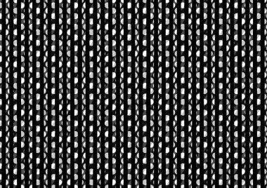 Üzerinde noktalar ve daireler olan beyaz ve siyah baskı tarzında soyut noktalı yarım ton arkaplan, kartvizit, poster, reklam için tek renkli arkaplan