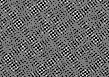 Üzerinde noktalar ve daireler olan beyaz ve siyah baskı tarzında soyut noktalı yarım ton arkaplan, kartvizit, poster, reklam için tek renkli arkaplan