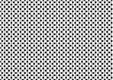 Üzerinde noktalar ve daireler olan beyaz ve siyah baskı tarzında soyut noktalı yarım ton arkaplan, kartvizit, poster, reklam için tek renkli arkaplan