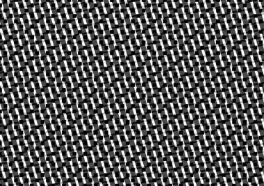 Üzerinde noktalar ve daireler olan beyaz ve siyah baskı tarzında soyut noktalı yarım ton arkaplan, kartvizit, poster, reklam için tek renkli arkaplan