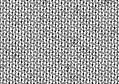 Üzerinde noktalar ve daireler olan beyaz ve siyah baskı tarzında soyut noktalı yarım ton arkaplan, kartvizit, poster, reklam için tek renkli arkaplan