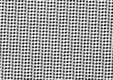 Üzerinde noktalar ve daireler olan beyaz ve siyah baskı tarzında soyut noktalı yarım ton arkaplan, kartvizit, poster, reklam için tek renkli arkaplan