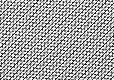 Üzerinde noktalar ve daireler olan beyaz ve siyah baskı tarzında soyut noktalı yarım ton arkaplan, kartvizit, poster, reklam için tek renkli arkaplan