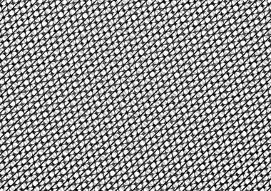 Üzerinde noktalar ve daireler olan beyaz ve siyah baskı tarzında soyut noktalı yarım ton arkaplan, kartvizit, poster, reklam için tek renkli arkaplan