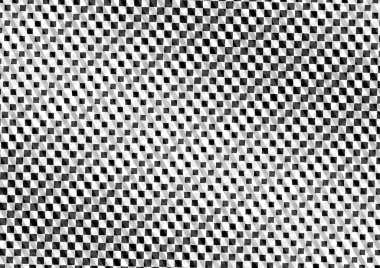 Üzerinde noktalar ve daireler olan beyaz ve siyah baskı tarzında soyut noktalı yarım ton arkaplan, kartvizit, poster, reklam için tek renkli arkaplan